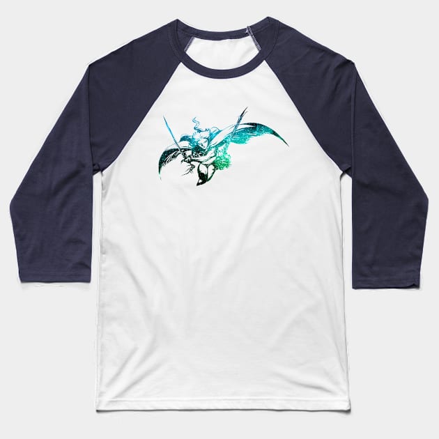 FF3 Galaxy Baseball T-Shirt by DRKNT